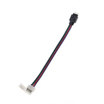 5 Ks 15 cm 4 Pin 4 Pin 5050 3528 LED RGB Pásy Rozšírenie Konektor Kábel Drôt, Veľkoobchod