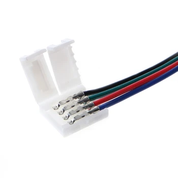 5 Ks 15 cm 4 Pin 4 Pin 5050 3528 LED RGB Pásy Rozšírenie Konektor Kábel Drôt, Veľkoobchod