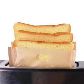 2 Ks/set Laminát Toast Mikrovlnný Ohrev Pečiva Nástroje Opakovane Hriankovač Taška Non Stick Chlieb Taška Sandwich Tašky Domov Cocina