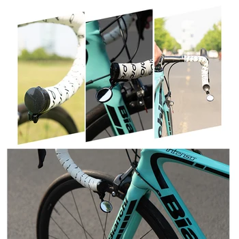 Jazda Na Bicykli Požičovňa Mini Spätné Zrkadlo Flexibilné Rameno Konci Zrkadlo Nehrdzavejúcej Ocele Objektív Bezpečnosti Strane Bicykli Spätné Príslušenstvo