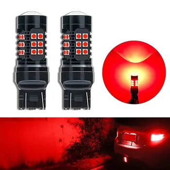 2x Červený Blesk/Bliká Bliká LED Lampa Pre Honda Civic Dohodou Brzdy zadné Svetlo Led Žiarovky