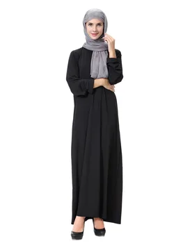 Ramadánu Moslimských Abaya Šaty Žien Dubaj Black Voľné Maxi Hidžáb Vestidos Župan Turecko Marocký Kaftan Tunika Modlitba Islamské Oblečenie
