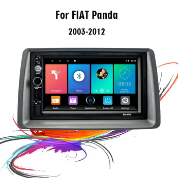 Eastereggs Pre FIAT Panda 2003-2012 7 Palcový 2 Din Auto Multimediálny Prehrávač Vedúci Jednotky s Rámom GPS Navigáciu, Android Autoradio