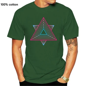 Posvätná Geometria T-Shirt Pre Mužov - Top Merkaba Kabbalah Meditácia, Jóga Priestor Usa Streetwear Tee Tričko