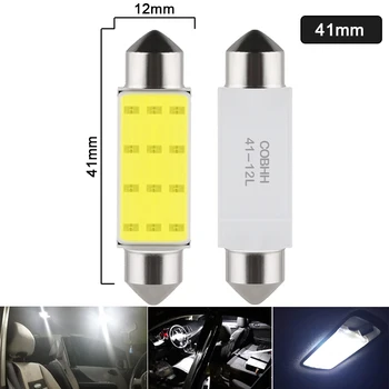 1 Ks C10W LED Žiarovka C5W KLASU Vlkovcový 31mm 36 mm 39 mm 41mm Na Auto, Interiér Dome Svetla na Čítanie Doska Licencia Batožiny batožinového priestoru Lampy