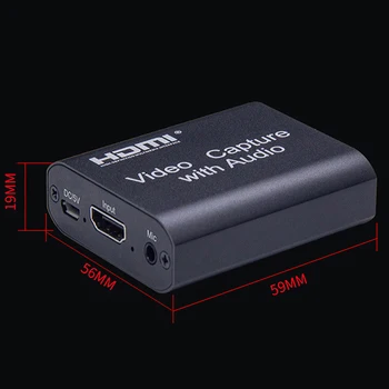 4K HDMI USB 2.0 Video Capture Kartová Hra Live Stream pre Nintendo Prepínač