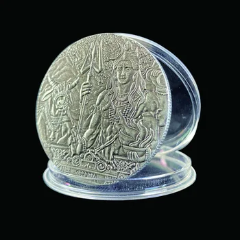 SHIVA Bronzové Pamätné Mince Elizabeth II Zberateľstvo Darčeky Non-Mena