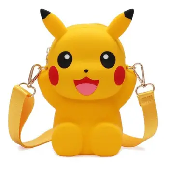 Pokemon Lete Pás Taška Pikachu Málo Fire Dragon Jenny Korytnačka Krásne Model Silikónové Taška Detí k Narodeninám