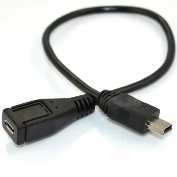 Mini USB Male Micro USB Samicu Rozšírenie Dátum Napájania, Nabíjací Kábel, Káble