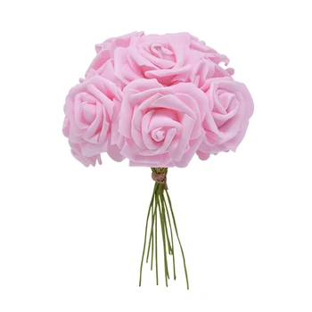 24Pcs 7 cm PE Pena Ruže, Kvety Celkom Očarujúce Umelé Kvety, Kytice Nevesty Svadobné Dekorácie Domov DIY Scrapbooking Remeslá