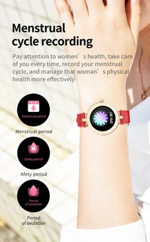 Willgallop 2021 Nové S28 Ženy Smartwatch Android iOS Bluetooth Nepremokavé Srdcového tepu, Krvného Tlaku Hodiny Smart Hodinky