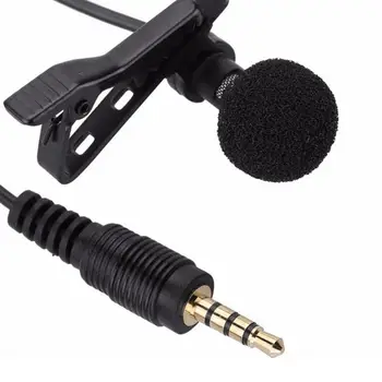 3,5 mm Jack, Mikrofón Kravatu Clip-on Klope Mikrofon Ziskové Audio Kondenzátora Mikrofónom Herné Mic pre Mobilný Telefón Počítač