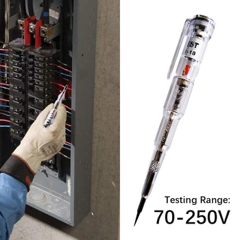 70-250V IP56 Vodotesný Tester Napätia Indukované Elektrické Pero Detektora Skrutkovač Sonda Test Pero
