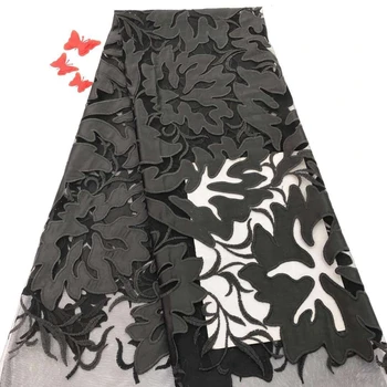 Vyšívané Brocade Čipky Textílie 2021 Vysokej Kvality Afriky francúzskej Čipky a Tylu Textílie, dámske Svadobné Šaty VS-FJ31181