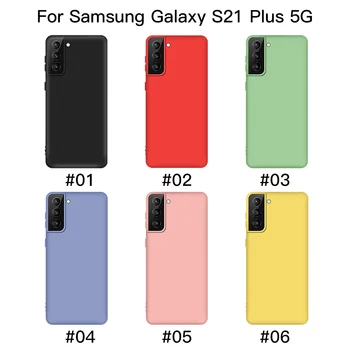 Tekutý Silikónový obal Pre Samsung Galaxy S20 FE S21 Ultra 5G S10 Plus SamsungS21 S21Case S21Ultra Slim Mäkký Kryt Chrániť Prípadoch