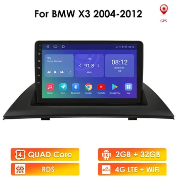 2G+32 G Android 10 Pre BMW X3 E83 2004 - 2012 autorádia Multimediálne Video Prehrávač, Navigácia GPS 2 din NON dvd