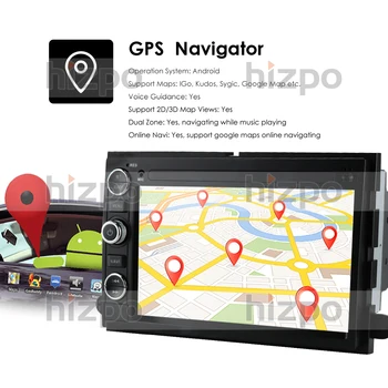 7inch Android 10 autorádia Stereo GPS Navi DVD Prehrávač Pre Ford 500 F150 Explorer Okraji Expedície Mustang fusion Freestyle Býk
