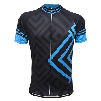 2021 New Horúce Letné pánske Cyklistické Dresy Priedušný rýchloschnúci Krátke Cyklistické Tričko Black Blue MTB Cestné Cyklistické Oblečenie