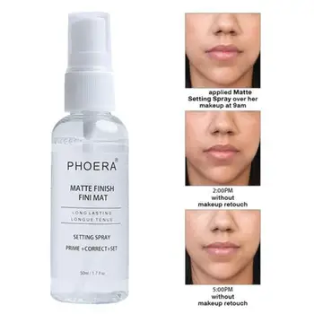 60ML Dlhotrvajúci make-up Nastavenie Sprej Transparentné Hydratácie Nepremokavé Sweatproof Oil Control Chrániť make-up, Kozmetické Hmly