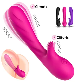 Silikónový Vibrátor Pre Páry USB Nabíjateľné 9 Režimov Silný G Mieste Pošvy Orgazmus Ženy Stimulácia sexuálnu Hračku Pre Ženy