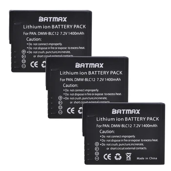 3ks DMW-BLC12 BLC12E BLC12PP DMW BLC12 Batérie + LED USB Duálna Nabíjačka pre Panasonic Lumix FZ1000,FZ200,FZ300,G5,G6,G7,GH2