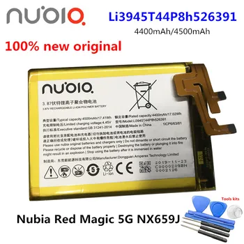 Nové 4500mAh Batérie Li3945T44P8h526391 Pre ZTE Nubia Červená Mágia 5G NX659J Batériu Mobilného Telefónu + Nástroje