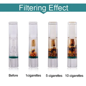 Zobo Cigarety Držiteľ Triple Zdravie Filter Cigarety Držiteľ Jednorazové Filter Fajčenie Nastaviť