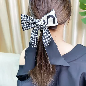 2021 Nové Kórea Tlač Mäkké Bandanas Sladké Ženy Vlasy Šatku Pásma Hlavový Most Turban Hairbands Módne Doplnky Do Vlasov Pokrývku Hlavy