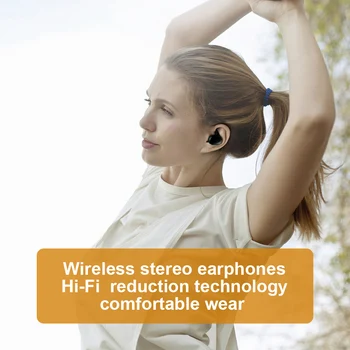 TWS Bluetooth 5.0 Bezdrôtové Stereo Slúchadlá-Štuple Do uší na Zníženie Hluku, Vodotesné Slúchadlá Slúchadlá S Nabíjanie Prípade