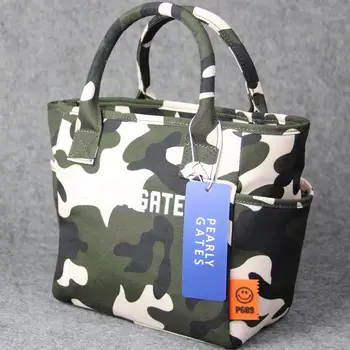 Golfové oblečenie kabelka, taška pre mužov a ženy, ľahký, trvanlivý plátno nepremokavá taška na drobnosti kórejský vytlačené PG89 taška