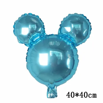 50pcs/Veľa Mini Mickey Minnie Hlavu Fóliové Balóniky Chlapec Dievča Baby Sprcha Cartoon Balón Detí, Narodeniny, Party Dekorácie Dodávky