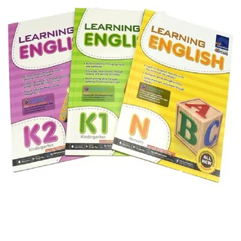 3 Knihy/Set Sap Učenie Sa Angličtiny Zber Knihy N-K2 Mš Anglický Problémy Výučby Knihy