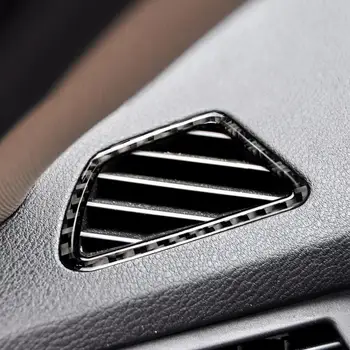 80% Hot Predaj 2 ks Uhlíkových Vlákien Interiérom odvzdušňovací Týka Nálepky na BMW E70 X5 X6 E71