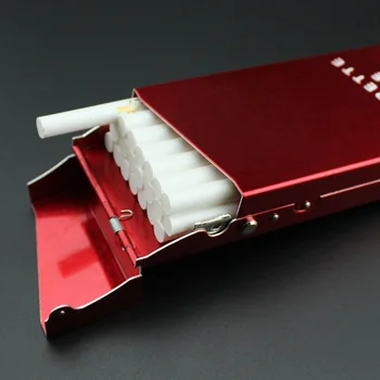 Rozšírené Ultra Tthin Fajčenie Príslušenstvo, Držte 20 Ks Z Hliníkovej Žena Cigariet Prípade Miss Prenosné Tabaku Úložný Box
