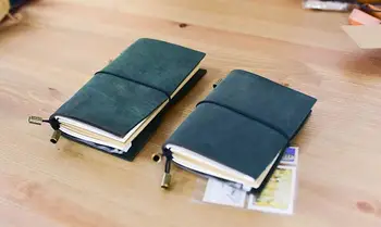 Originálne kožené notebook cestovný notebook dve štýl notebook darček súčasnosti čisto ručne notebook zadarmo odtlačok hviezdy obrázok