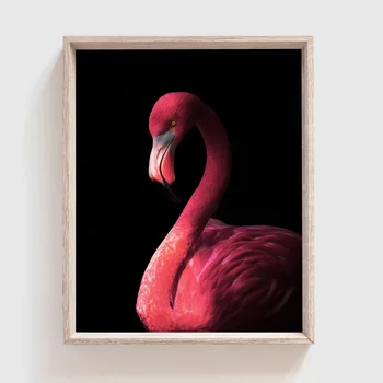 Elegantné Červené Flamingo Citácie Wall Art Plátno Na Maľovanie Nordic Plagáty A Vytlačí Zvierat Obrazov Na Stenu Pre Obývacia Izba Domova