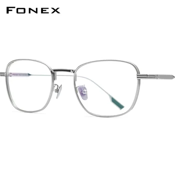 FONEX Titánové Okuliare, Rám Ženy Vintage Mačka Oka, Krátkozrakosť, Optické Predpis Lupa 