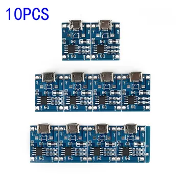 10pcs TP4056 Micro USB Nabíjací Modul 5V 1A Lítiové Batérie, Nabíjanie Board Batérie, Nabíjačky Rada