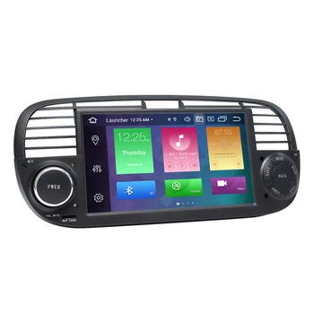 IPS DSP 4 GB 64 GB 8 Core 1 Din Android 10 .0 Auto DVD Prehrávač Pre FIAT 500 Rádio Multimediálny GPS Navigačný Stereo Audio Vedúci jednotky