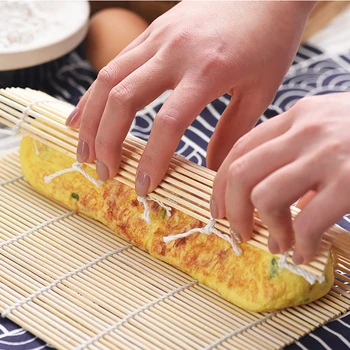 Sushi Set Bambusu Koľajových Rohože DIY Onigiri Ryža Navi Kuracie Sushi Rolls List Maker Sushi Nástroj, Kuchyňa, Kuchynské Príslušenstvo