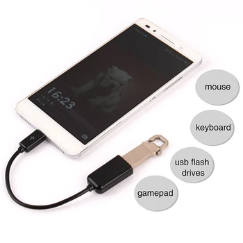 USB Žena Converter OTG Kábel Vysokej Kvality Pre Android Telefónu Ľahký Krátke Prenosné