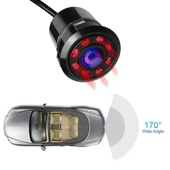 8 LED 170 Stupeň Kolo Späť Do Kamery Auto parkovacia Kamera Parkovací Cúvaní Kamera Nočného Videnia Monitor Nepremokavé Auto T6F6