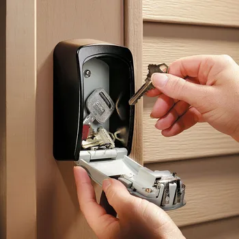 Master Lock Klávesy Úložný Box Kľúče Chovateľ Zámok Vonkajšie Stenu Zmes Password Lock pre Bezpečnosť