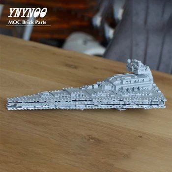 Star Plán Imperial Star Destroyer bojová loď Loď Star Destroyer MOC-48106 Priestor Wars stavebným Tehly HOBBY Hračky, darčeky