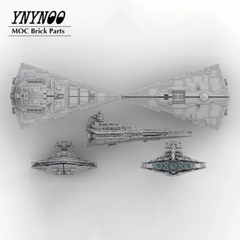 Star Plán Imperial Star Destroyer bojová loď Loď Star Destroyer MOC-48106 Priestor Wars stavebným Tehly HOBBY Hračky, darčeky