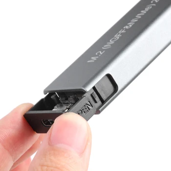 M. 2 SSD Skrinka Vysoká Rýchlosť USB3.1 10Gbps M. 2 NGFF SATA + NVME PCIE Externý Pevný Disk Prípade Podpory UASP Protokolu Počítača