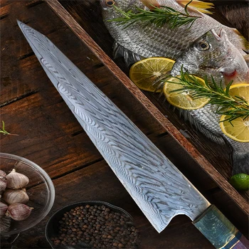 8 cm Vysoká Carbon nôž, vg10 nehrdzavejúcej ocele fréza, rosewood rukoväť