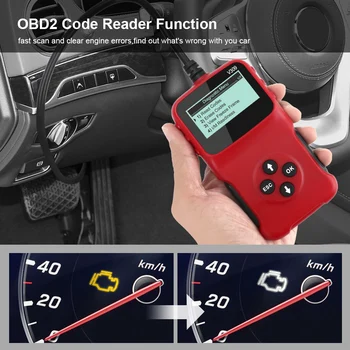 LEEPEE V309 OBD2 Code Reader OBD 2 Skener OBDII Plug and Play Digitálny Displej Auto Príslušenstvo ELM 327 Auto Diagnostický Nástroj