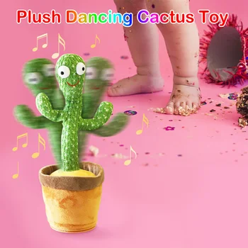Trasenie Tanec Kaktus Plnené Rastlín Hračka Tanečné Oblečenie Pre Bábiku Deti Deti Raného Vzdelávania Roztomilé Plyšové Hračky, Tras Tanec Kaktus