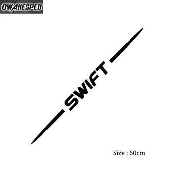 1 KS SWIFT Sport Pruhy Pre SUZUKI Reflexné Predné Sklo Vinylové Nálepky Auta, Kapota Motora Nálepky Racing Styling Príslušenstvo